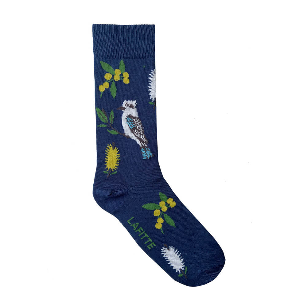 Novelty Socks Australia Kookaburra Wattle Loco Lafitte