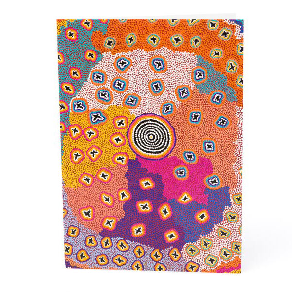 Aboriginal Art Card - Artist Ruth Stewart