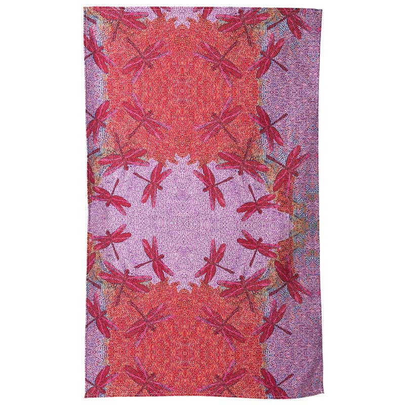 Souvenir Tea Towel Authentic Aboriginal Art Made in Australia