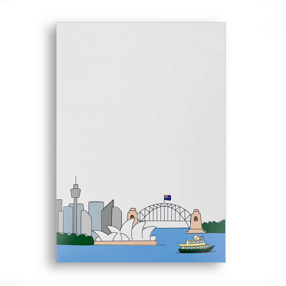 Sydney Souvenir Notepad Made in Australia
