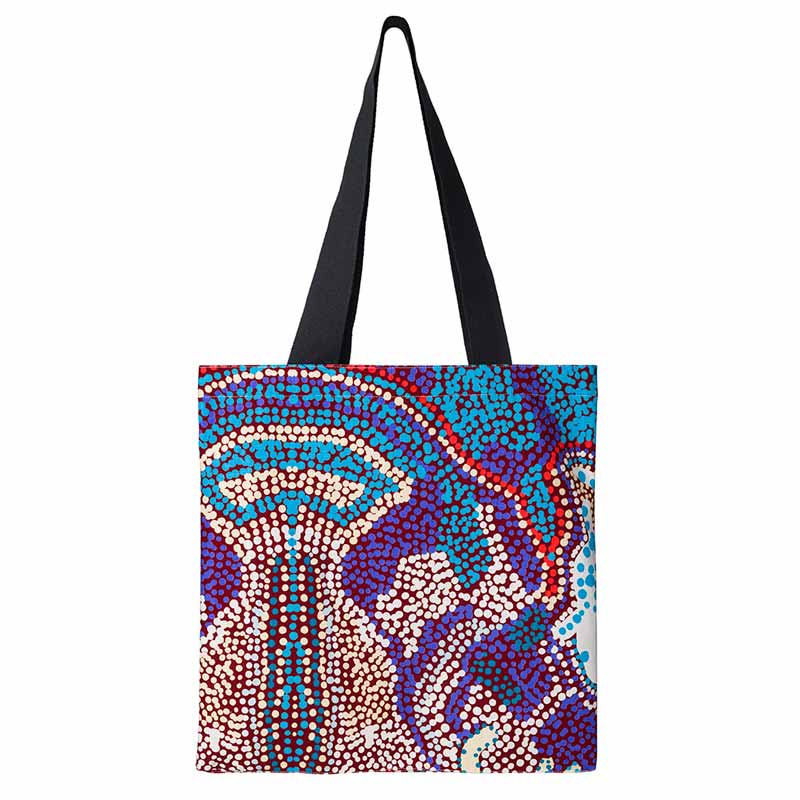 Australian Ethical Gifts for Women - Aboriginal Art Tote Bag by Elaine Lane