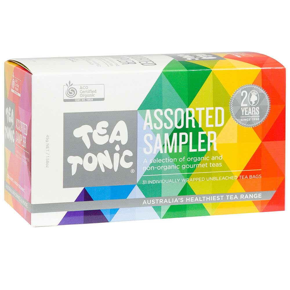 Australian Tea Lovers Gifts - Assorted Sampler Tea Bags Perfect for Christmas