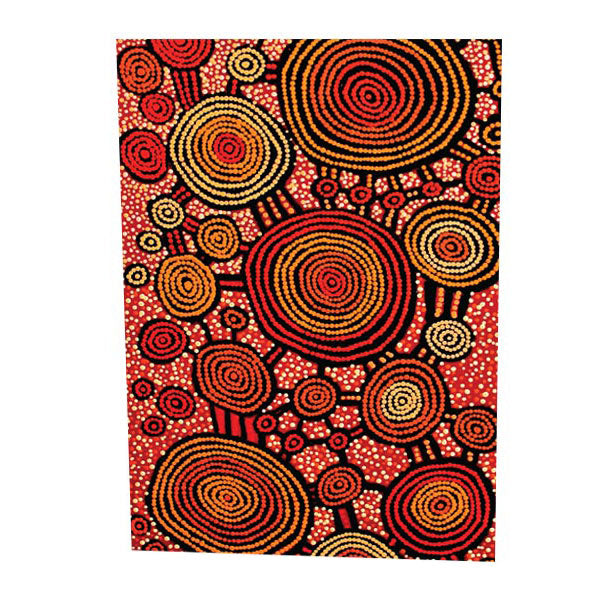 Teddy Gibson Aboriginal Art Greeting Card