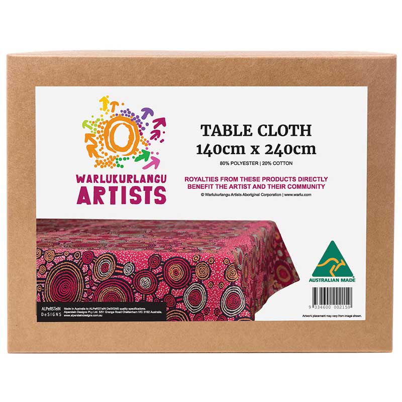 Best Australian Souvenirs - Table Cloth Made in Australia Teddy Gibbson