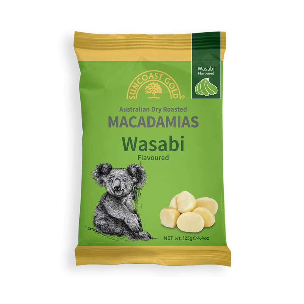 Wasabi Macadamias 125g