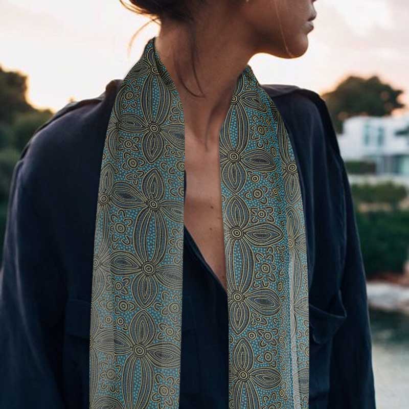 Australian Gifts for Women Chiffon Scarf - Travel Dream