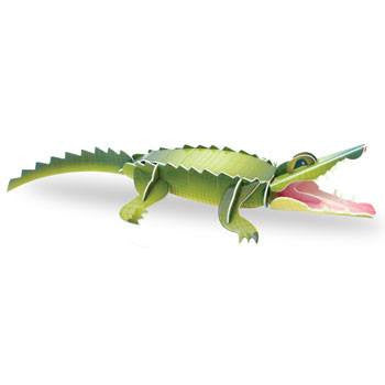 Australian Made Gifts &amp; Souvenirs with the Crocodile 3D Construction Postcard -by Odd Ball. For the best Australian online shopping for a Accessories - 1