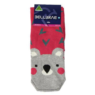 Australian Made Gifts &amp; Souvenirs with the Womens Koala Socks Pink -by Bellbrae. For the best Australian online shopping for a Socks - 2