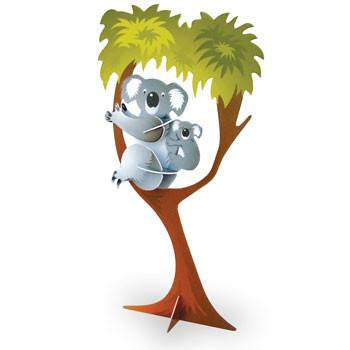 Australian Made Gifts & Souvenirs with the Koala 3D Construction Postcard -by Odd Ball. For the best Australian online shopping for a Accessories - 1